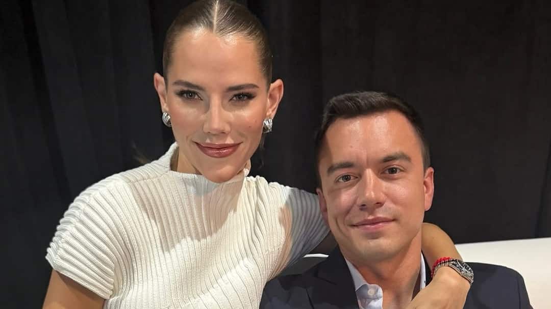 Lavinia Valbonesi y Daniel Noboa