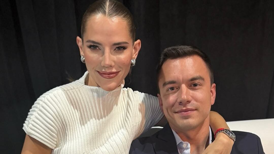 Lavinia Valbonesi y Daniel Noboa