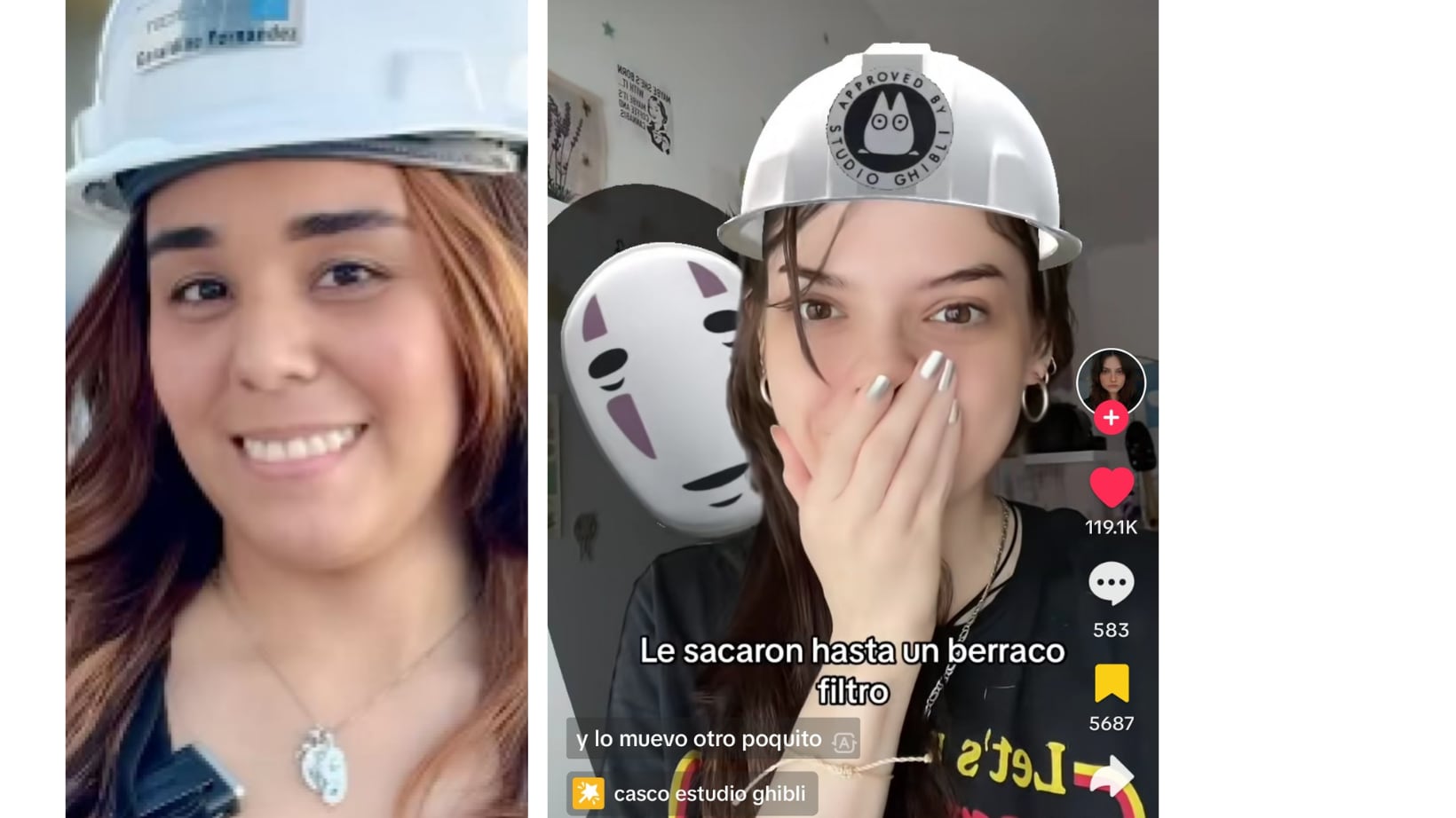 Filtro de Tiktok de Geraldine Fernandez