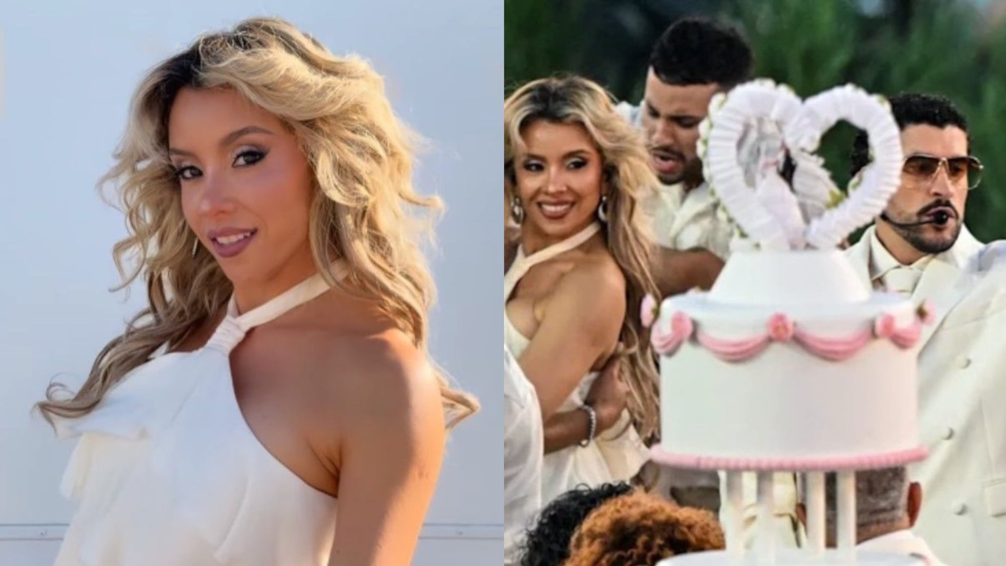 De “Rojo” para el mundo: Chilena Bárbara Moscoso bailó en el Super Bowl con Bad Bunny