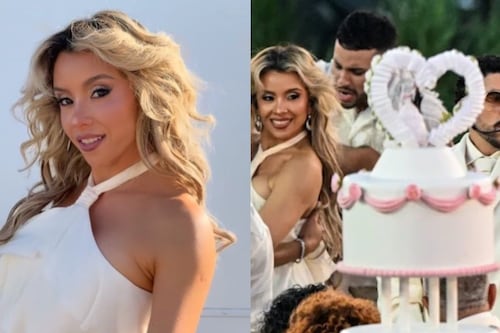 De “Rojo” para el mundo: Chilena Bárbara Moscoso bailó en el Super Bowl con Bad Bunny