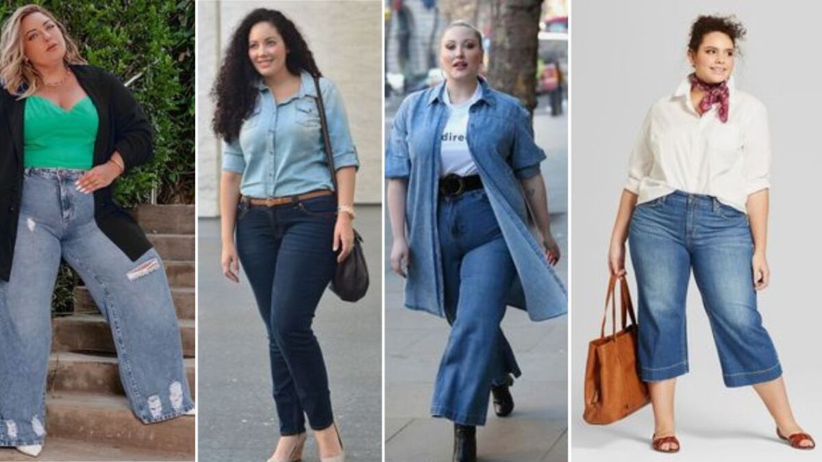 Deja la angustia y el estrés: estos son los tipos de jeans que te quedan bien si eres gordita