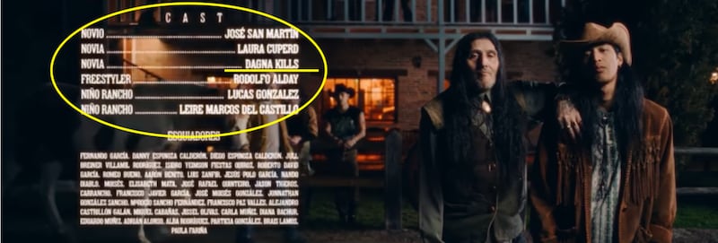 Dagna Kills ya había trabajado con Christian Nodal en 'Incompatibles'