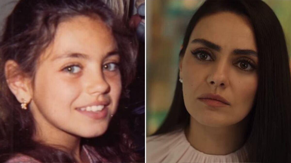 Una foto de Mila Kunis en su niñez y otra en 'Luckiest Girl Alive'