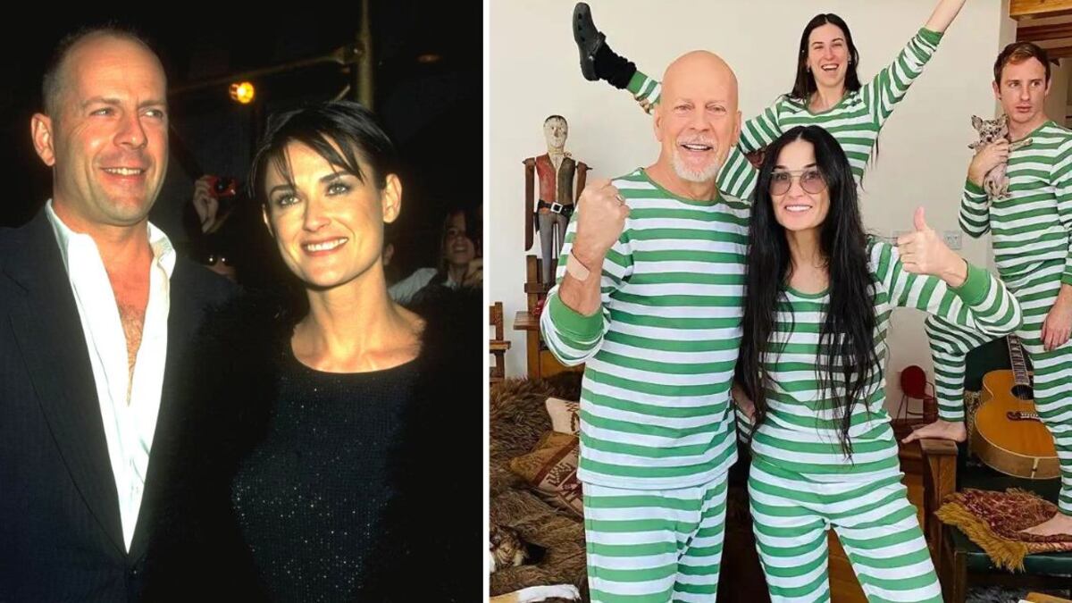 Demi Moore apoya a su ex Bruce Willis en su enfermedad: fotos que lo demuestran