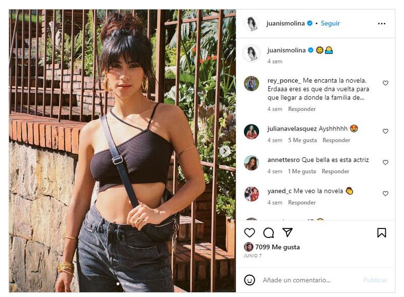 Juanita Molina lleva varios años abriéndose camino en el mundo de la actuación