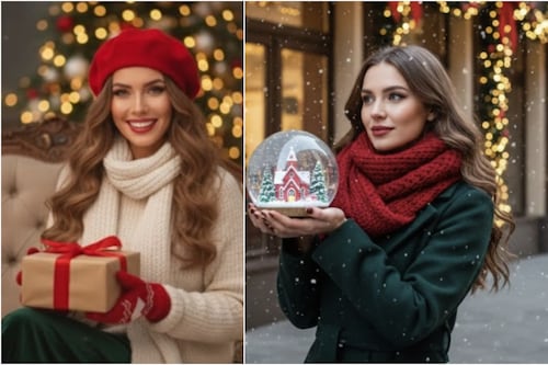 Crea tu sesión de fotos navideñas profesional usando IA y sorprende a todos con imágenes mágicas