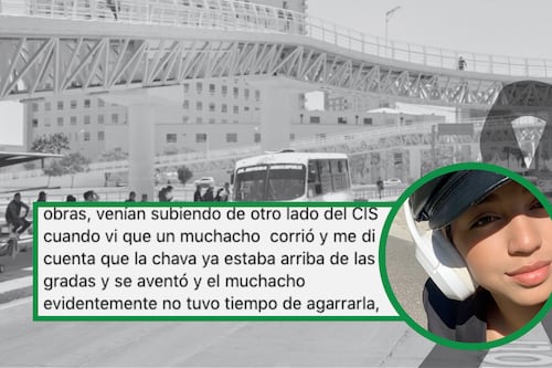 “No pude agarrarla”: joven intentó rescatar a Yusvely Marianny; madre llegó minutos después