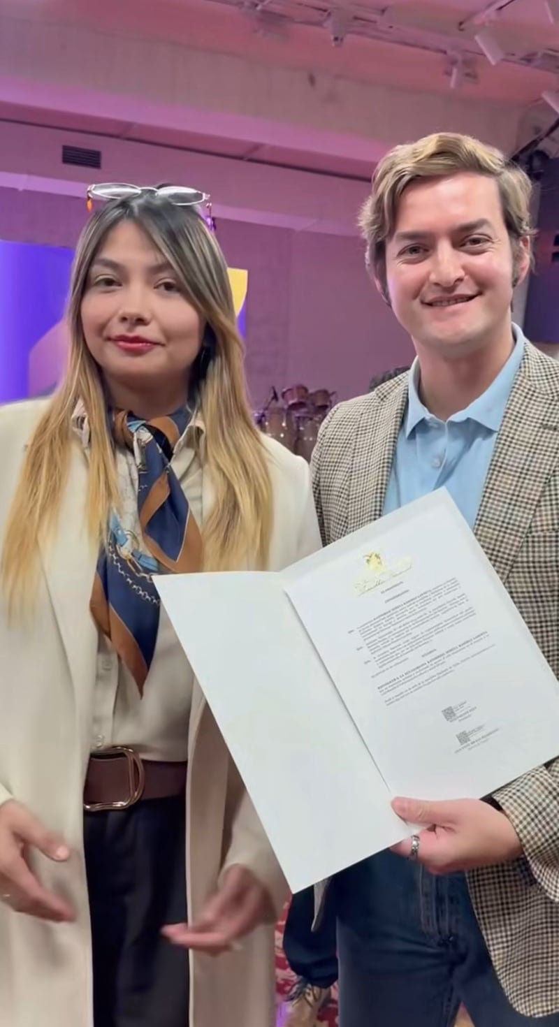 Katherine Ramírez y Esteban Torres