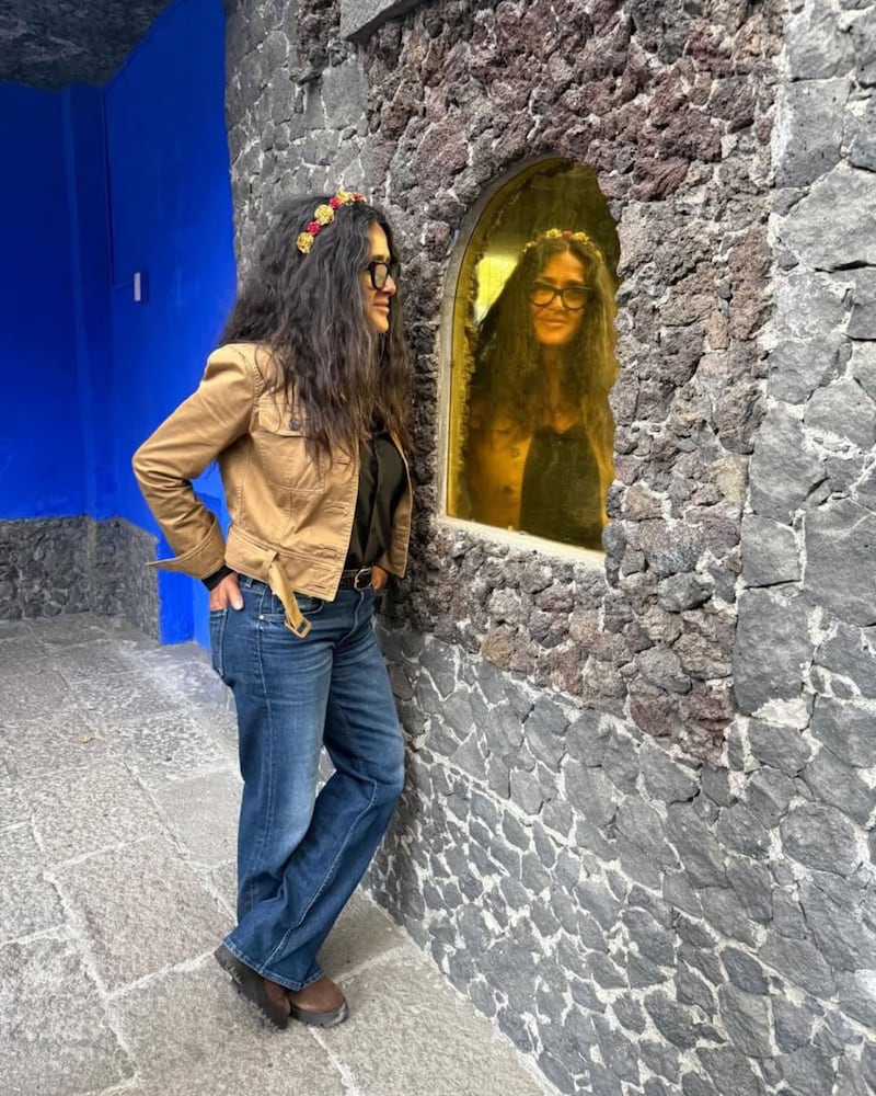 Salma Hayek en la Casa Azul