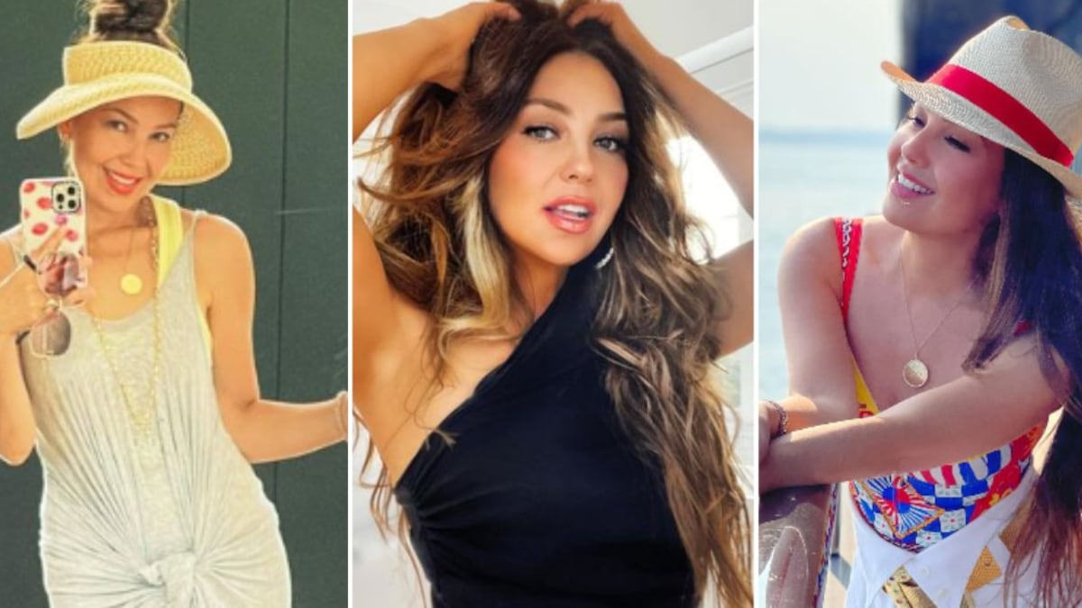 Thalía posó en trikini a sus 50 y lució muy sexy