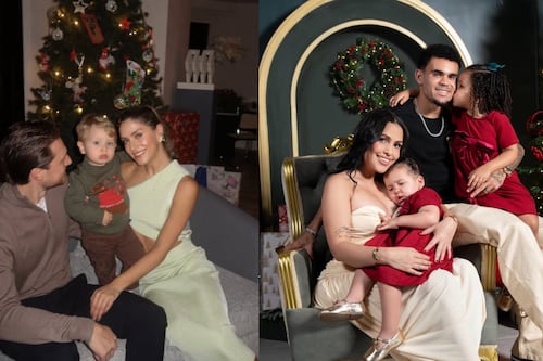 Postales navideñas de algunos famosos colombianos: así celebraron la especial festividad