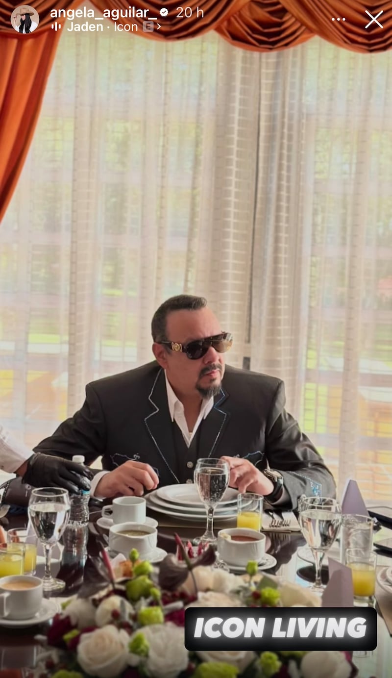 Ángela Aguilar felicita a Pepe Aguilar por el Día del Padre