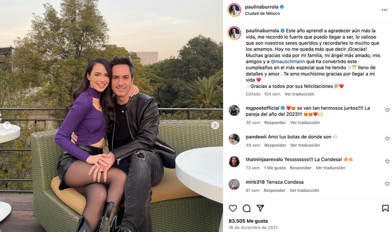 Paulina Burrola habló por primera vez sobre su rompimiento con Mauricio Ochmann.