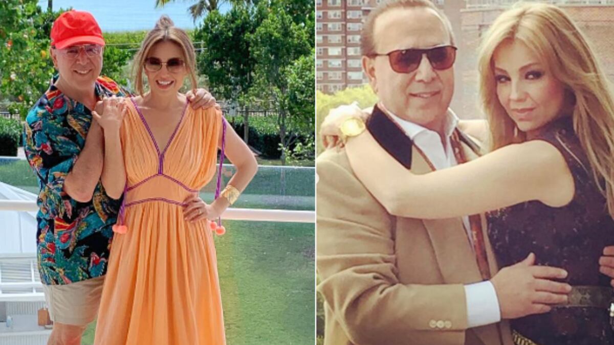 Thalía y Tommy Mottola permanecen en silencio.