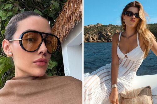 El bikini dorado de brillos de Michelle Salas con el que mostró cuál será la moda en 2025