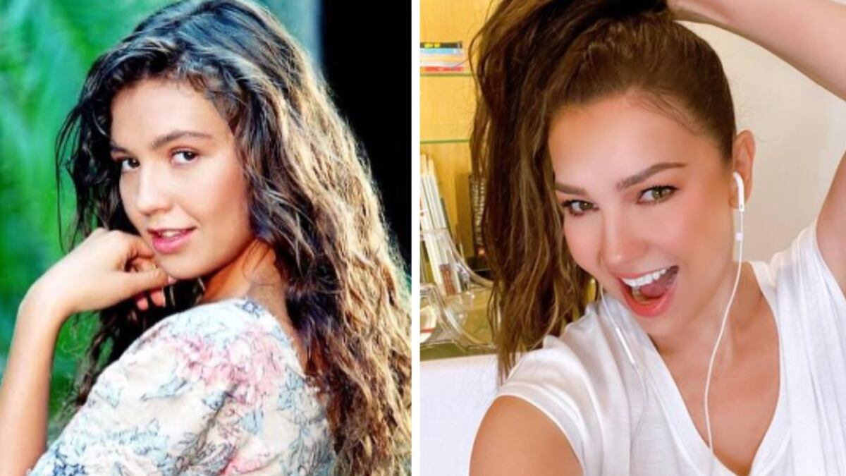 Thalía volvió a ser Marimar a sus 50