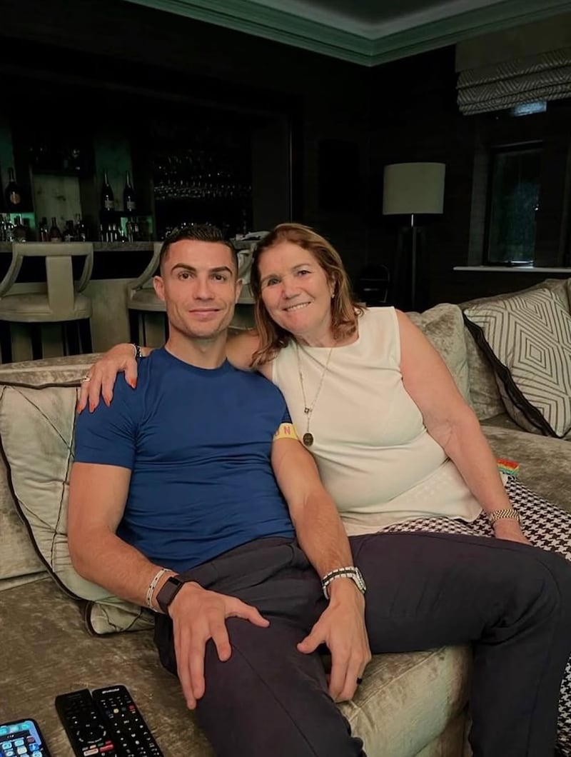 Cristiano Ronaldo y su madre, Dolores Aveiro