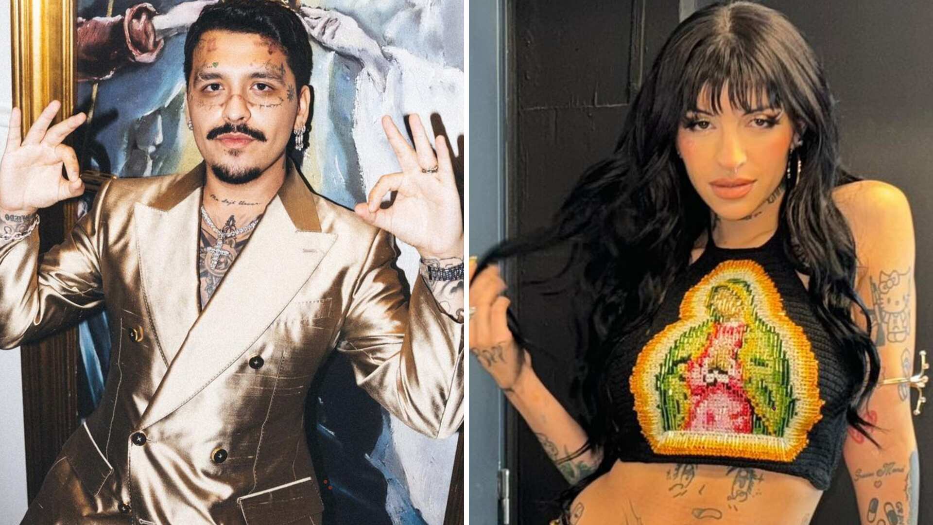 Christian Nodal desató polémica cuando salió a defender a su esposa Ángela Aguilar de las declaraciones que ofreció Cazzu sobre la ruptura de ellos.