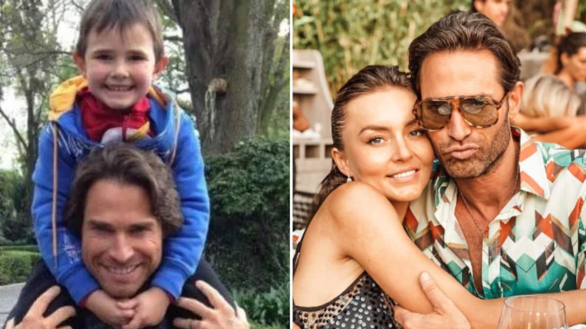 Sebastián Rulli muestra cuánto ha crecido su hijo en viaje y Angelique Boyer reacciona