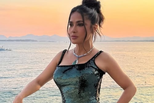 ¡Fue su musa! El retrato de Salma Hayek hecho por su hijastra que muestra una parte “oculta” de su vida