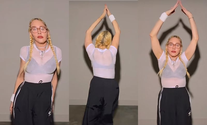 Madonna bailando cumbia en TikTok