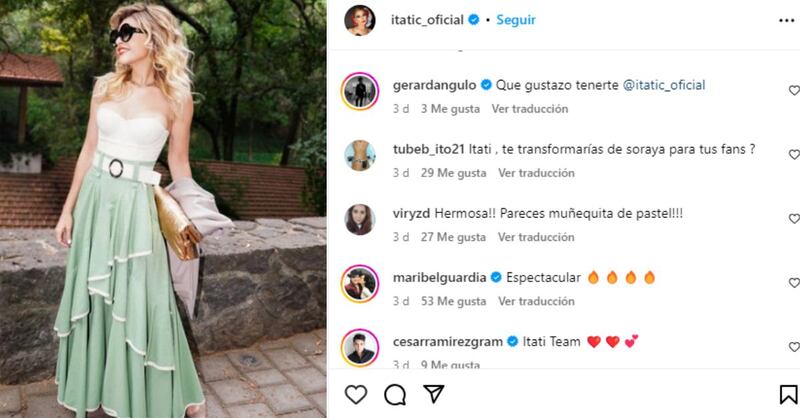 "Parece de 20 años": Itatí Cantoral presume look de 'muñequita de pastel' y fans aplauden su cambio