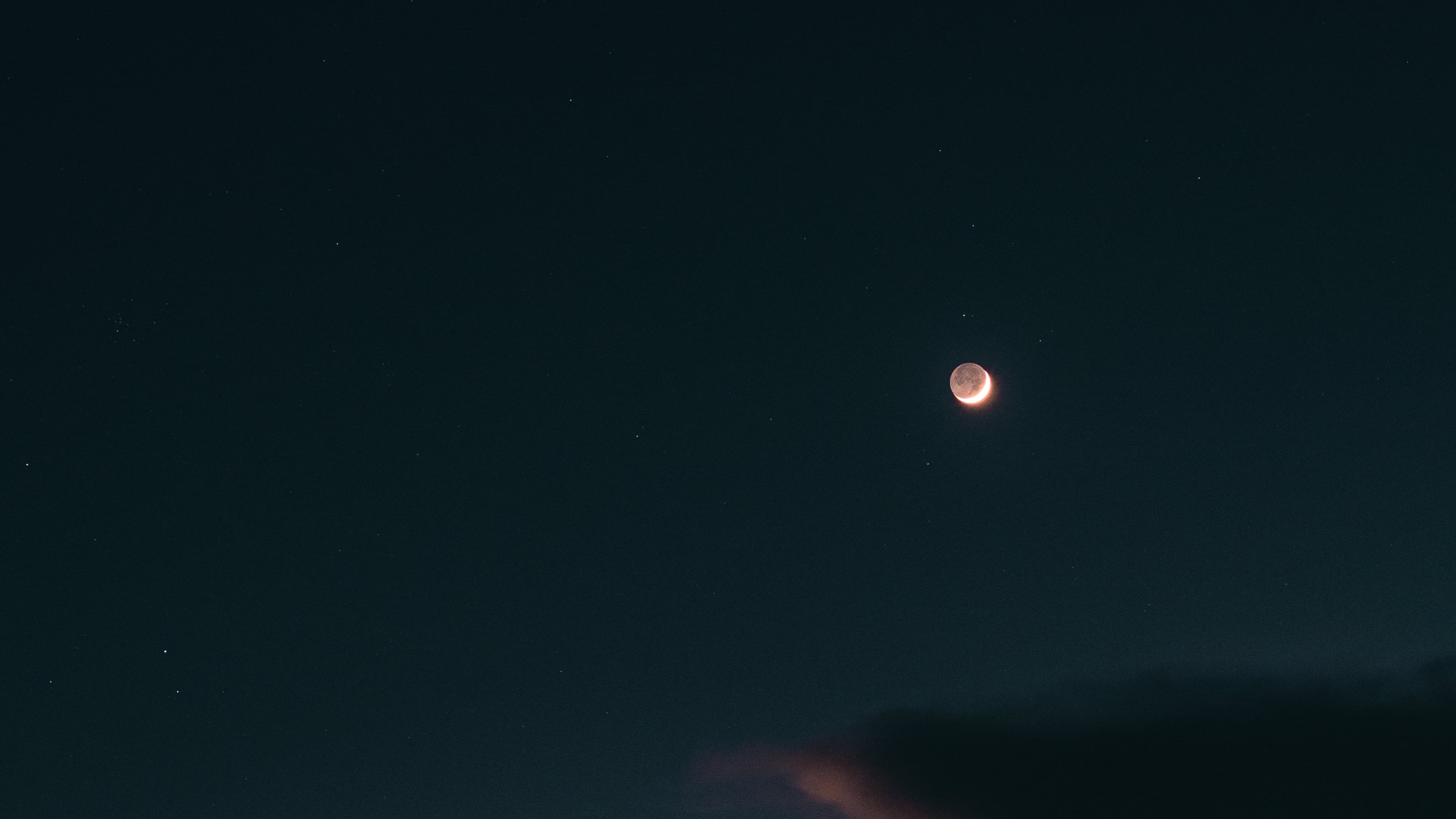 Conjunción de Luna y Marte