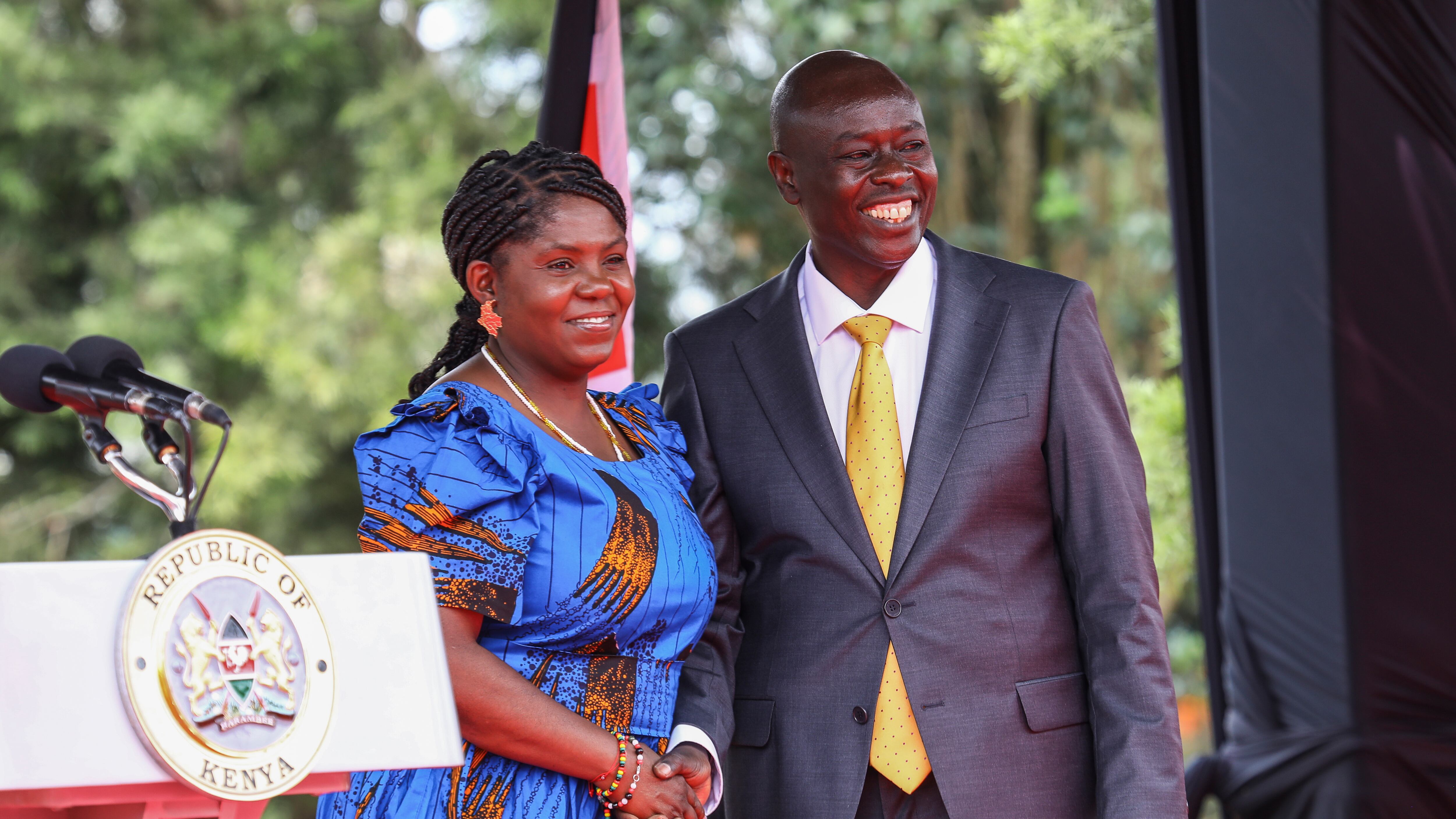 Francia Márquez en su visita a Kenia.