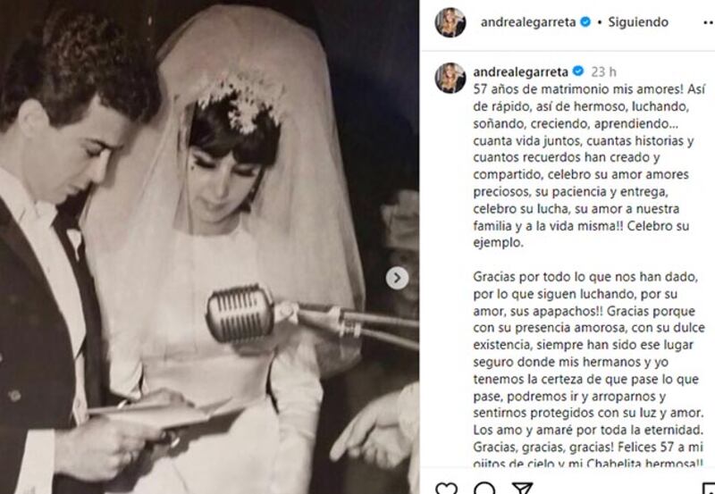 Andrea Legarreta madre