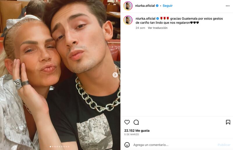 Emilio Osorio y Niurka Marcos