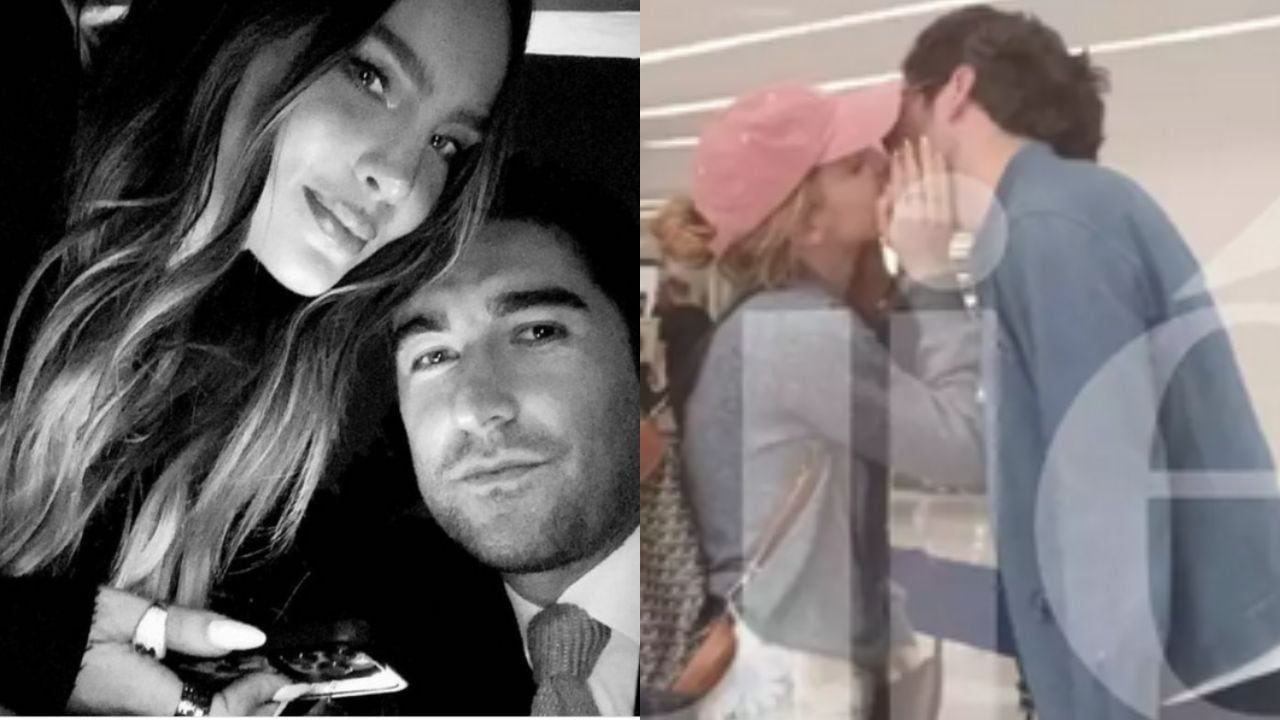 El empresario y la actriz fueron captados besándose