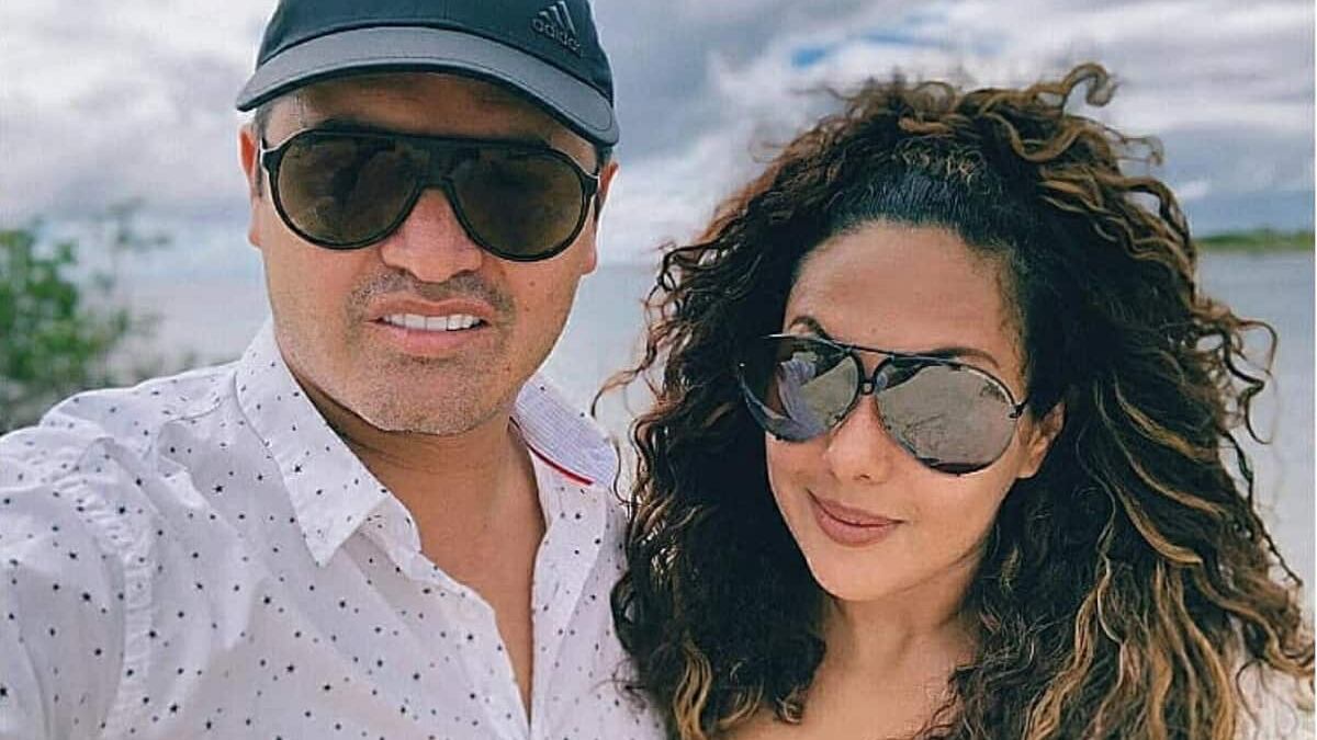 Hassam y su ex esposa Tatiana Orozco