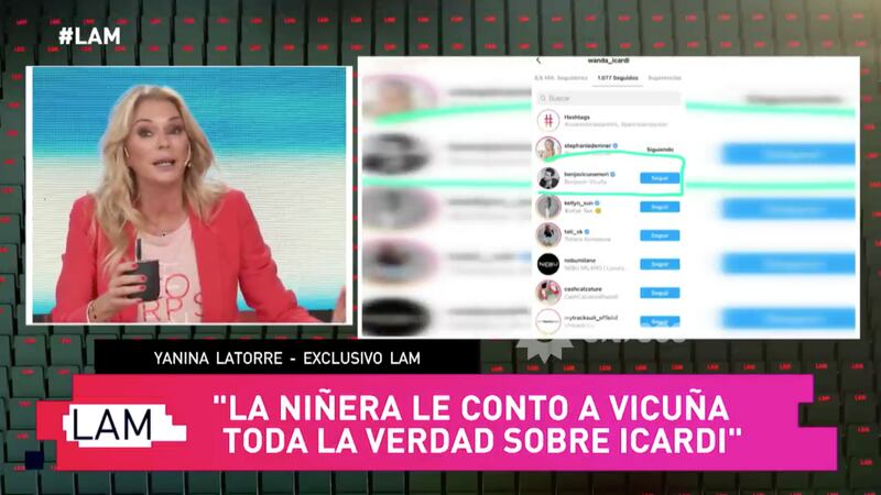 Yanina Latorre leyó la respuesta de Benjamín Vicuña ante polémica con China Suárez