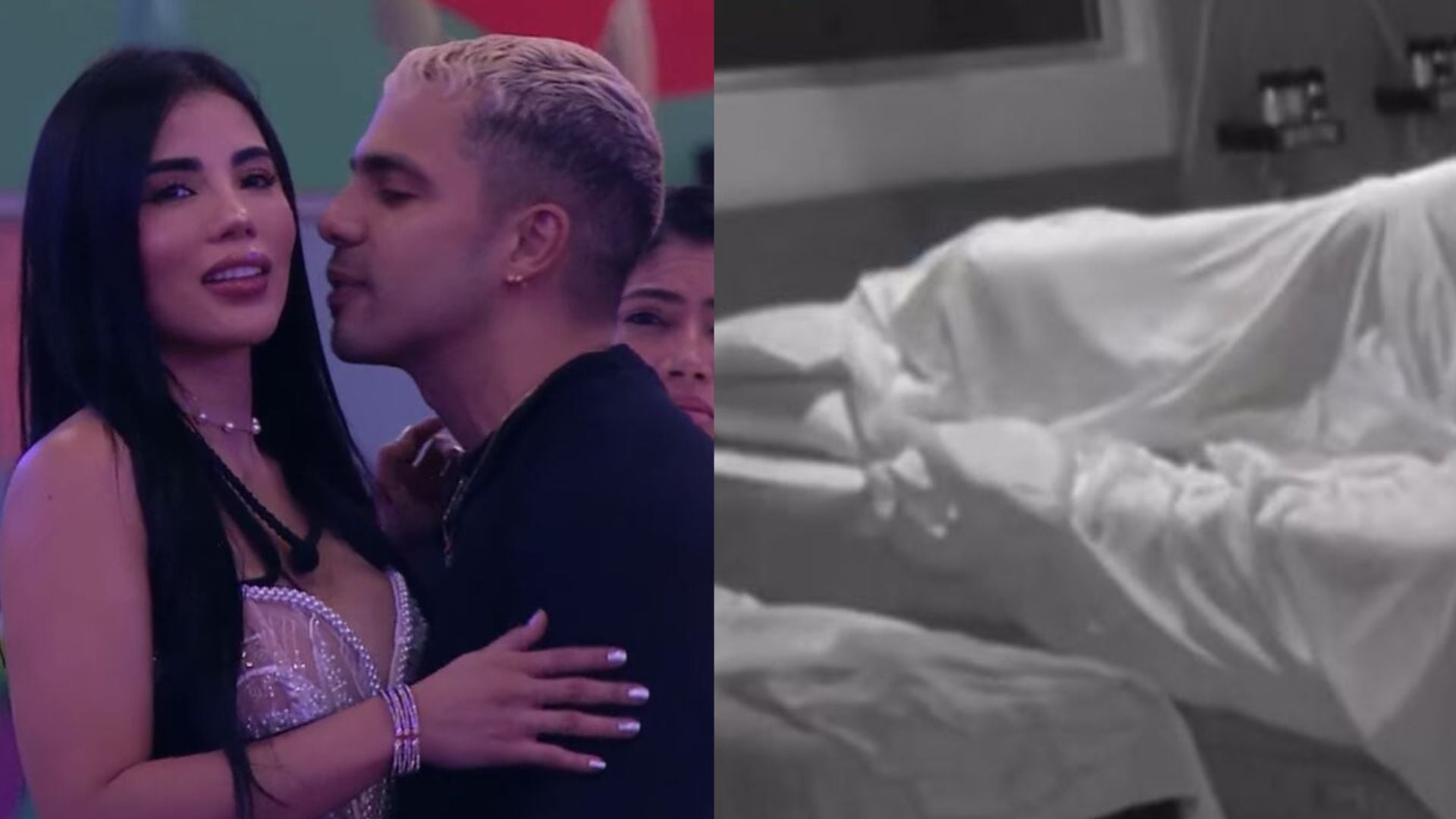 Karina García y Altafulla en 'La Casa de los Famosos'