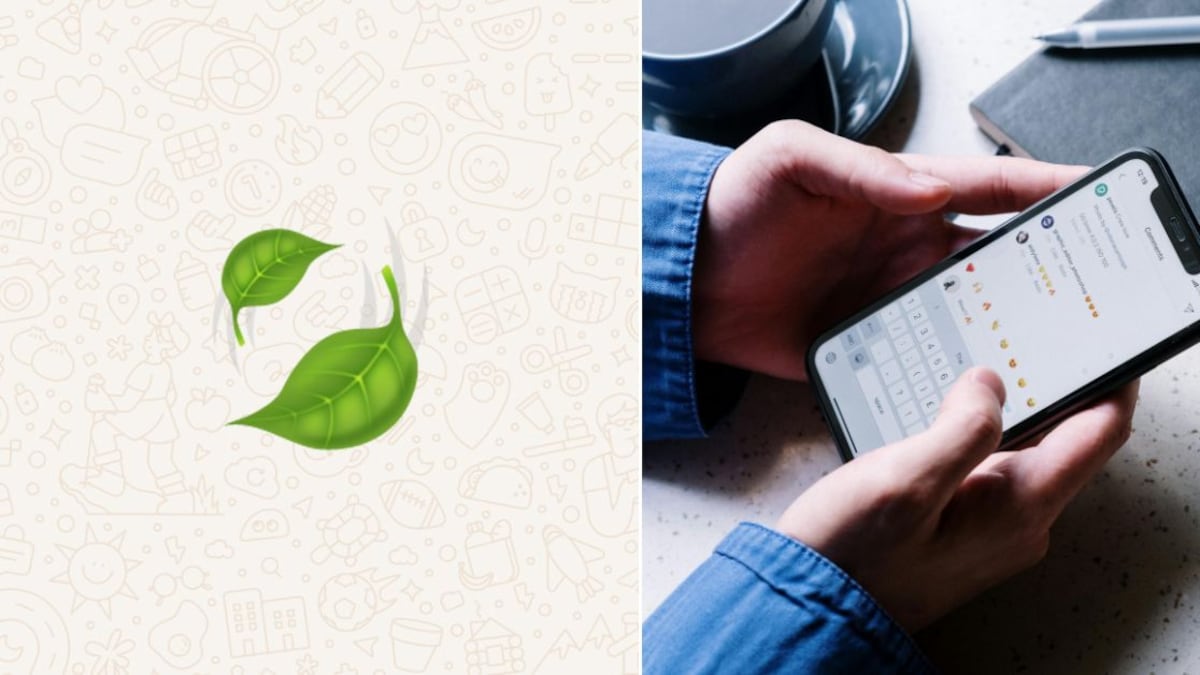 El emoji de hojas verdes es uno de los más populares en WhatsApp