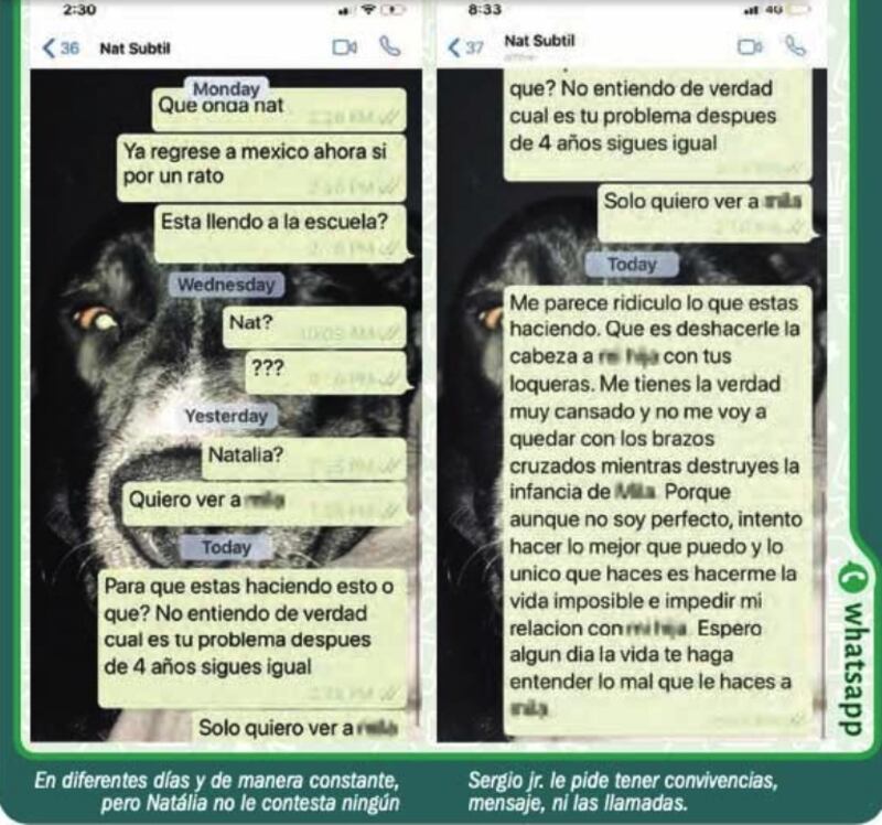 Sergio Mayer Mori reveló que su ex lo bloqueó.