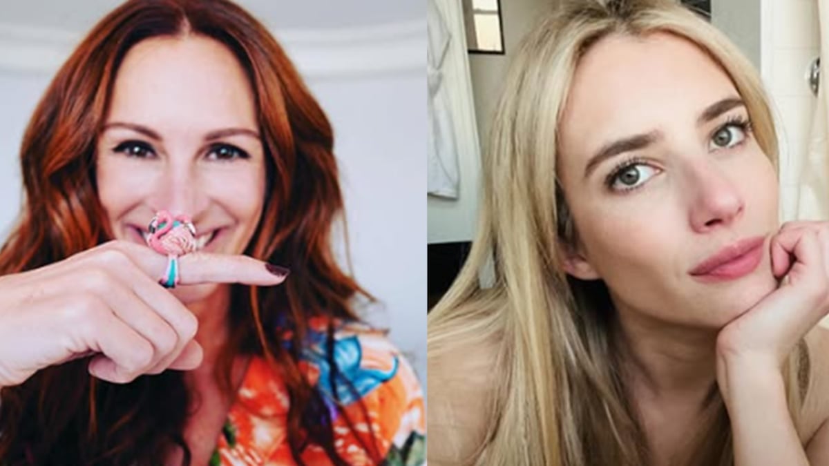 Julia y Emma Roberts cabello