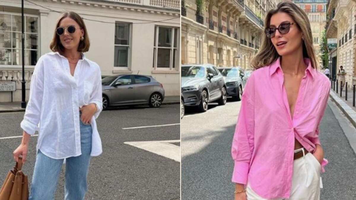 Moda camisas de lino