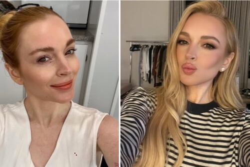 Lindsay Lohan presumió su juventud y belleza con una foto sin maquillaje: así luce