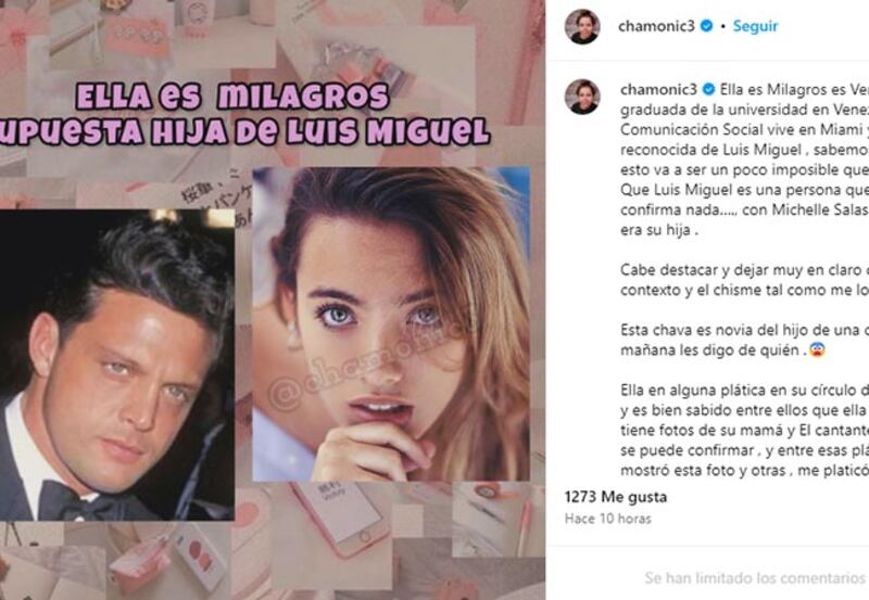 Luis Miguel hija no reconocida