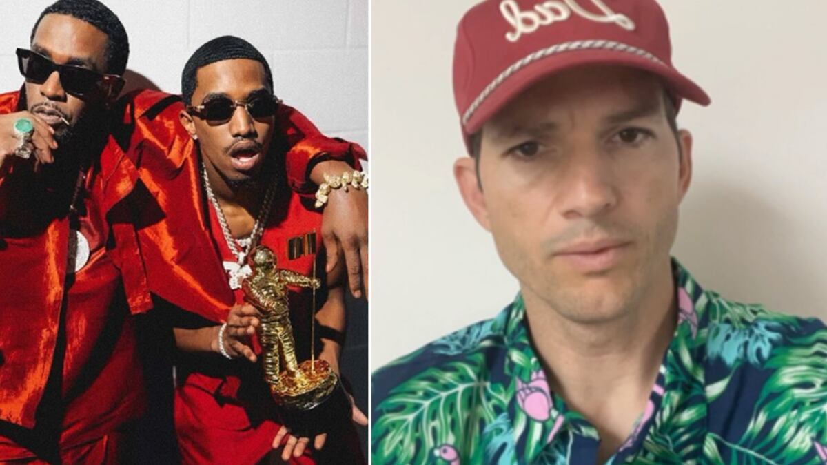Sean Diddy Combs y Ashton Kutcher