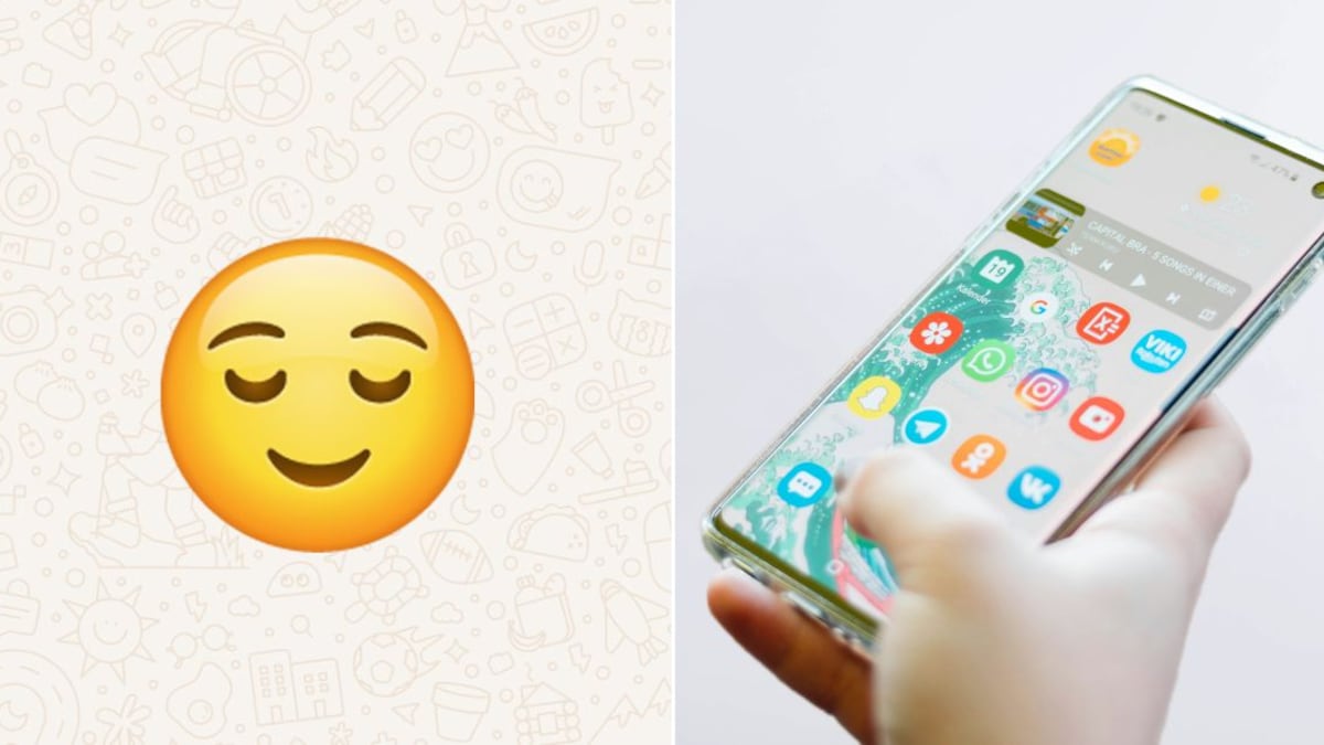 El emoji de ojos cerrados y sonrisa resulta enigmático para algunos usuarios de WhatsApp