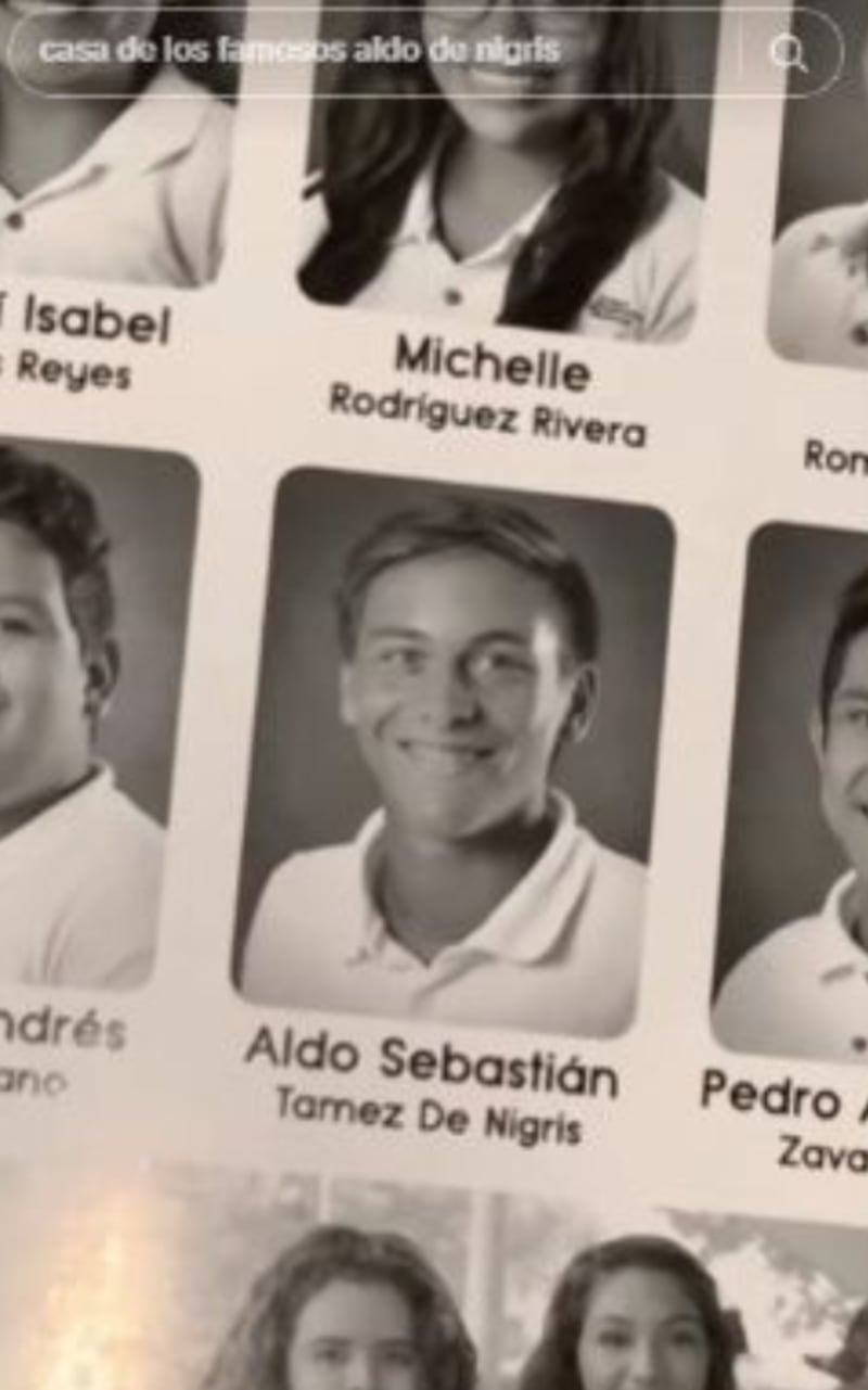 Aldo de Nigris en la preparatoria