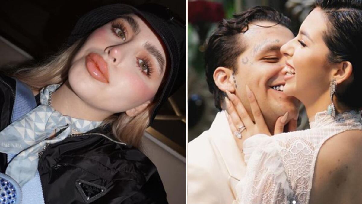 Nodal y Ángela Aguilar hermana