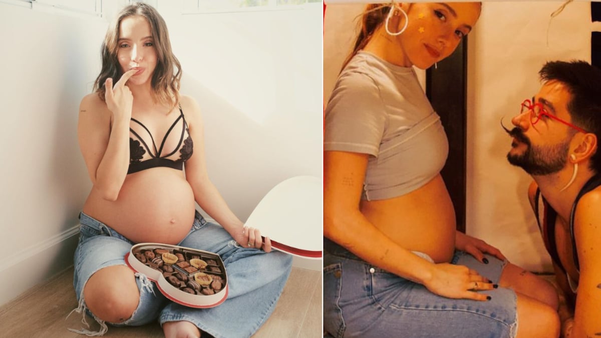 Evaluna presumió su baby bump en la alfombra roja de los Premios lo Nuestro.