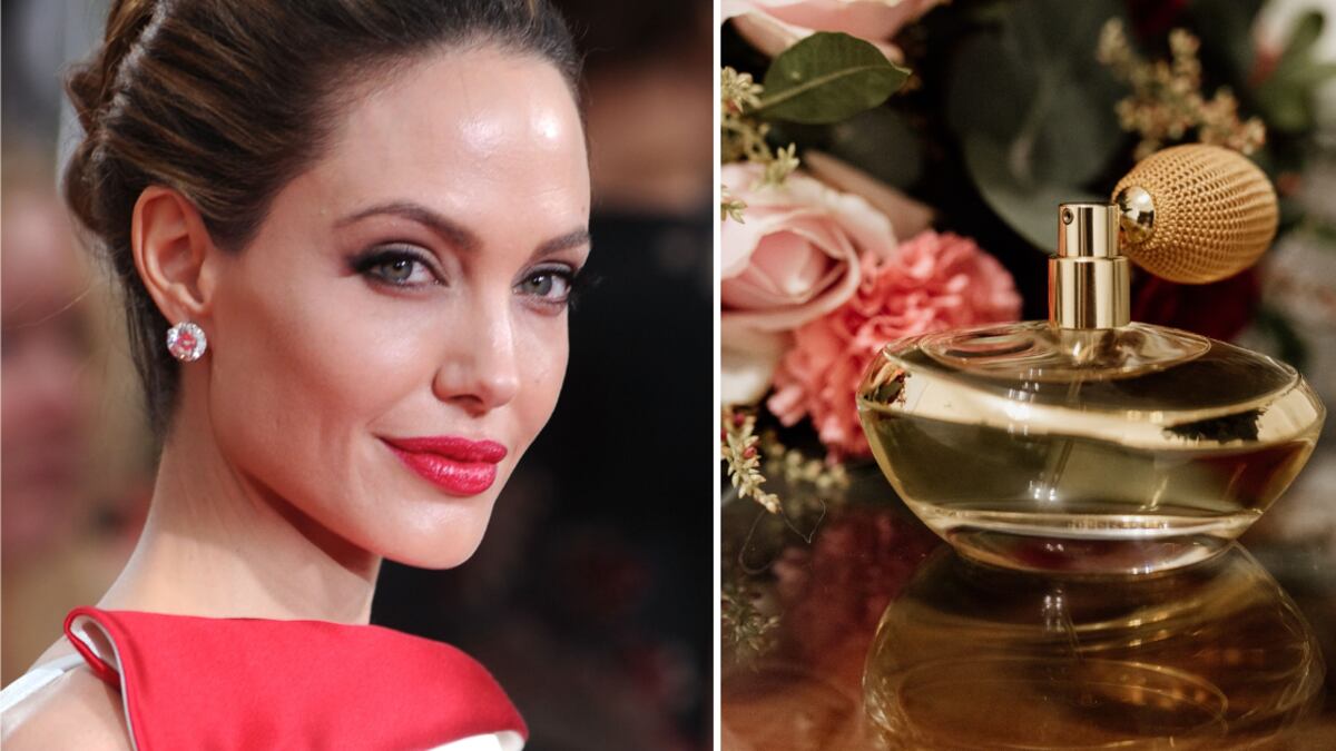 Angelina Jolie tiene el perfume clásico más elegante de Carolina Herrera, ideal para mujeres de 40 y 50 años.
