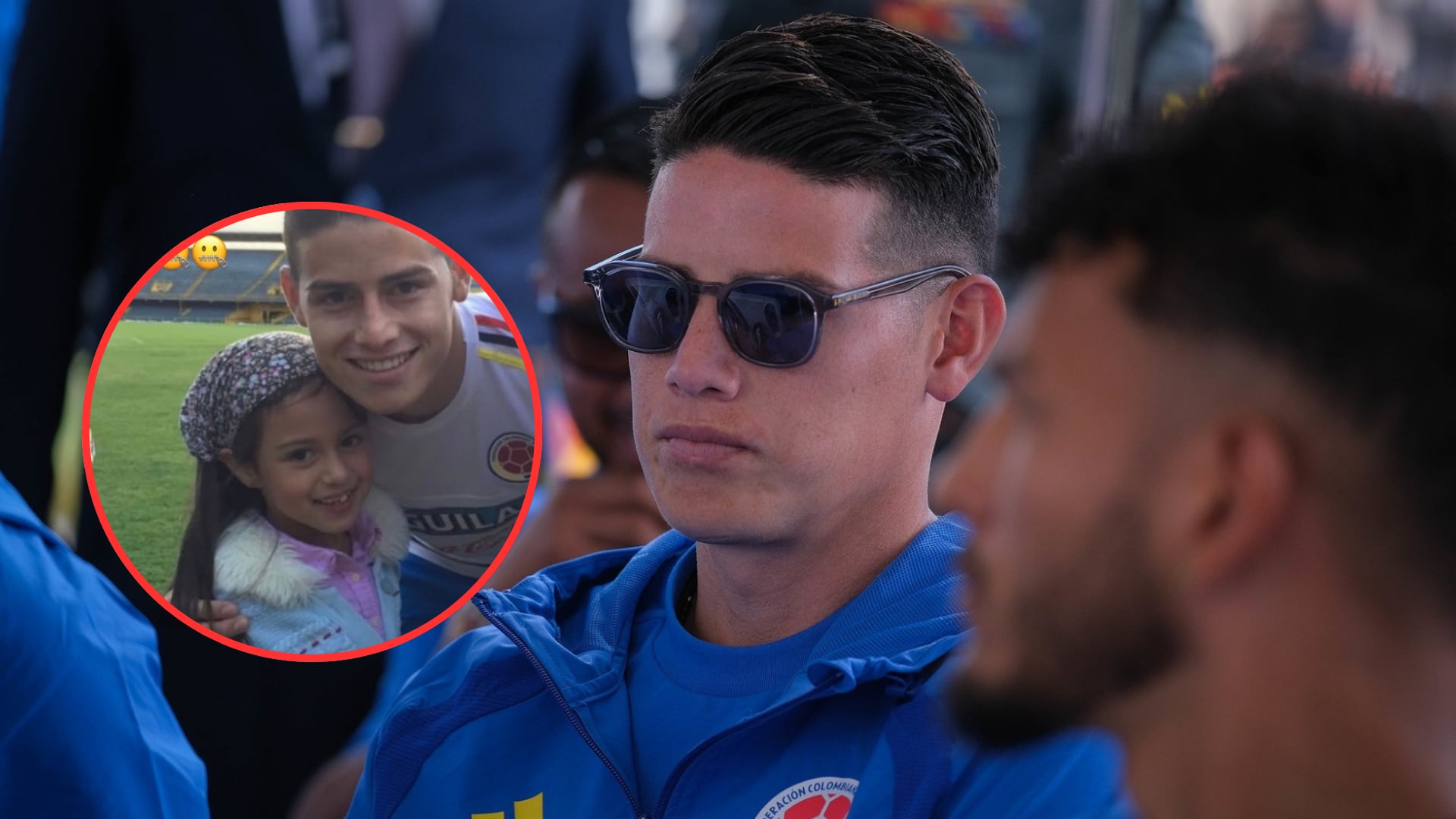 James Rodríguez y Antonella Petro