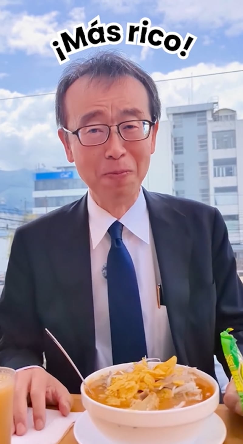 Embajador de Japón, Horiuchi Tishihico