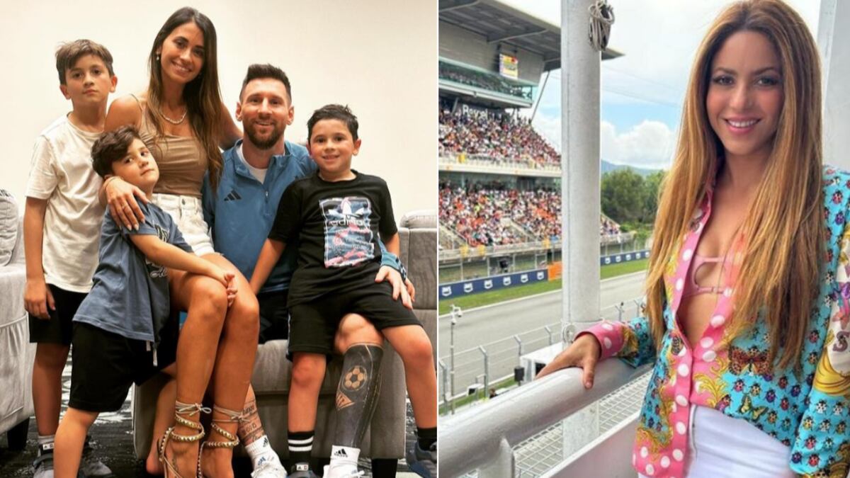 Familia Messi y Shakira